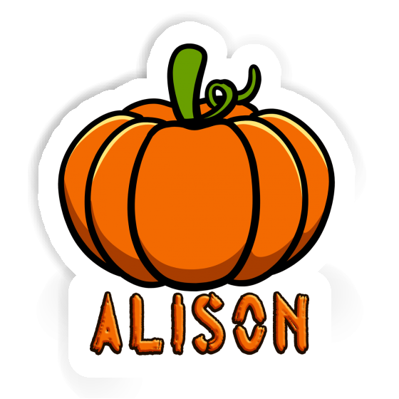 Sticker Alison Pumpkin Gift package Image