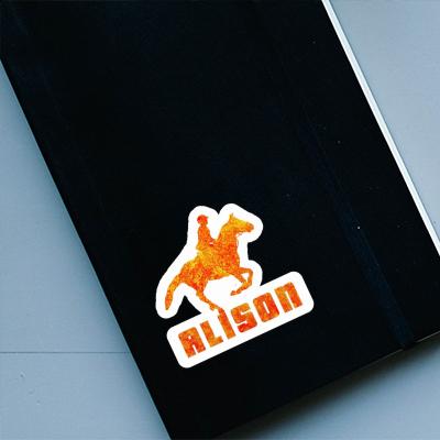 Sticker Horse Rider Alison Image