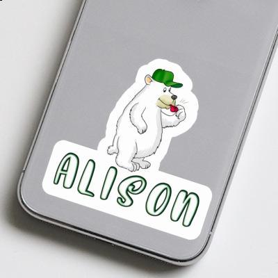 Ice Bear Sticker Alison Laptop Image