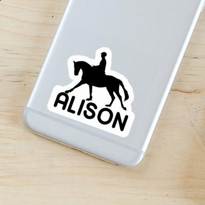 Alison Sticker Horse Rider Laptop Image