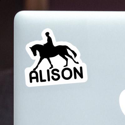 Alison Sticker Horse Rider Image