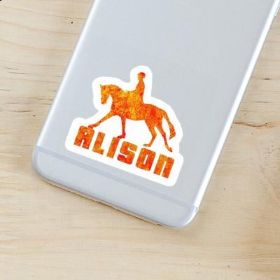 Horse Rider Sticker Alison Notebook Image