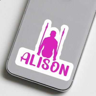 Alison Sticker Ring gymnast Laptop Image