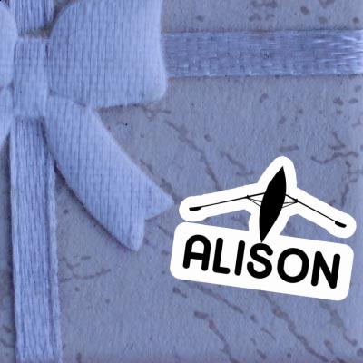 Alison Sticker Rowboat Laptop Image