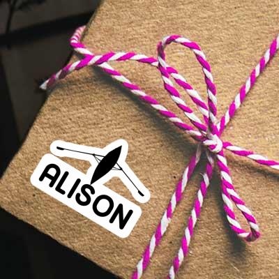 Alison Sticker Rowboat Notebook Image