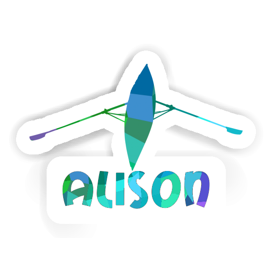 Rowboat Sticker Alison Gift package Image