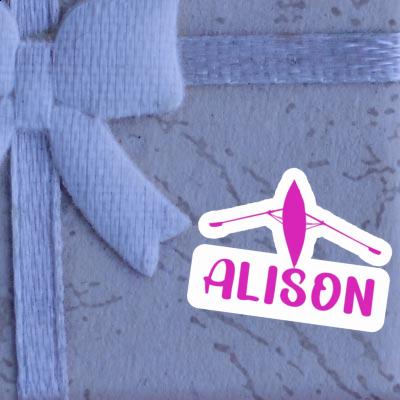 Rowboat Sticker Alison Gift package Image