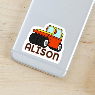 Sticker Wheel Roller Alison Laptop Image