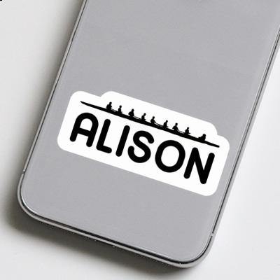 Rowboat Sticker Alison Notebook Image