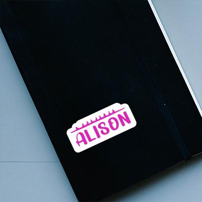 Alison Sticker Ruderboot Laptop Image