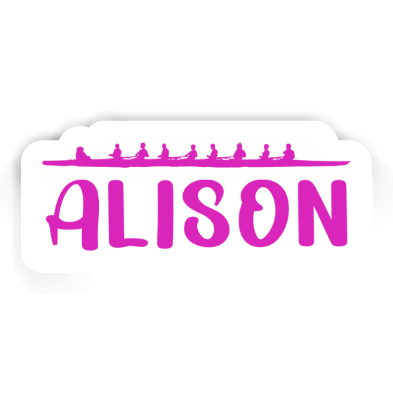 Alison Sticker Ruderboot Image