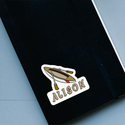 Alison Sticker Rowboat Image