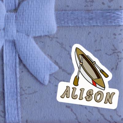 Alison Sticker Rowboat Notebook Image