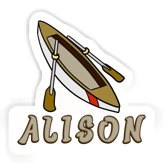 Alison Sticker Rowboat Gift package Image