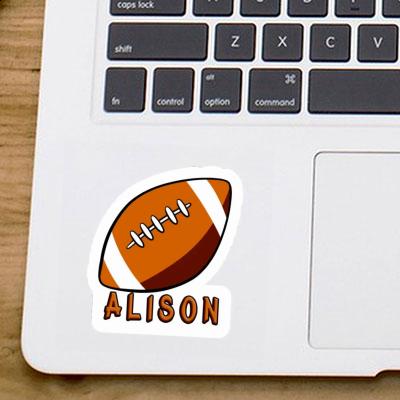 Rugby Aufkleber Alison Notebook Image