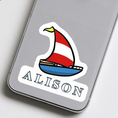 Alison Sticker Sailboat Image