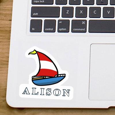 Alison Sticker Sailboat Gift package Image