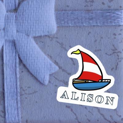 Alison Sticker Sailboat Gift package Image