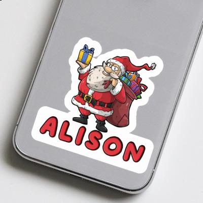 Autocollant Alison Père Noël Image