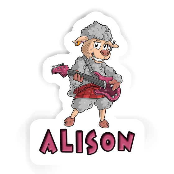 Alison Sticker Guitarist Gift package Image