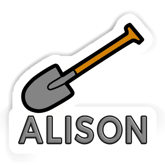 Sticker Alison Shovel Notebook Image