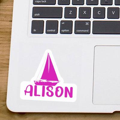 Alison Aufkleber Segelboot Gift package Image