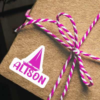 Sailboat Sticker Alison Gift package Image