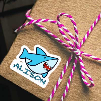 Shark Sticker Alison Image