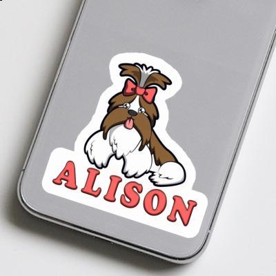 Alison Sticker Shih Tzu Notebook Image