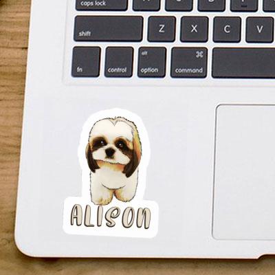 Shih Tzu Autocollant Alison Notebook Image