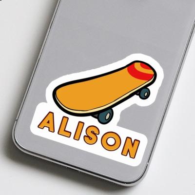 Skateboard Sticker Alison Laptop Image