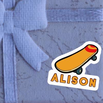 Skateboard Sticker Alison Image