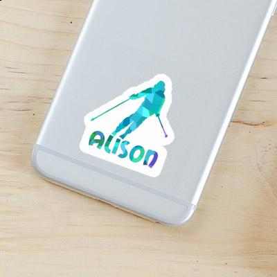 Sticker Skier Alison Gift package Image