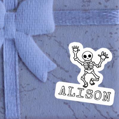 Sticker Alison Skull Image