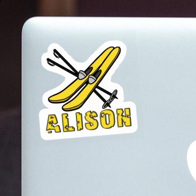 Ski Sticker Alison Gift package Image