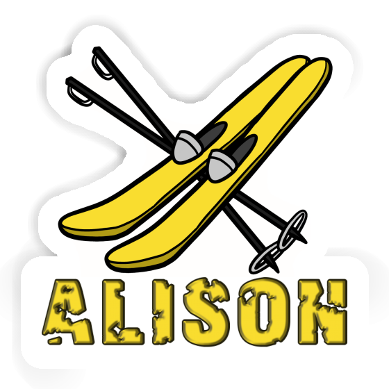 Ski Sticker Alison Gift package Image