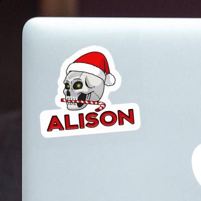 Alison Sticker Skull Notebook Image