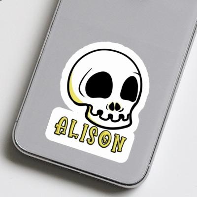 Sticker Alison Skull Image