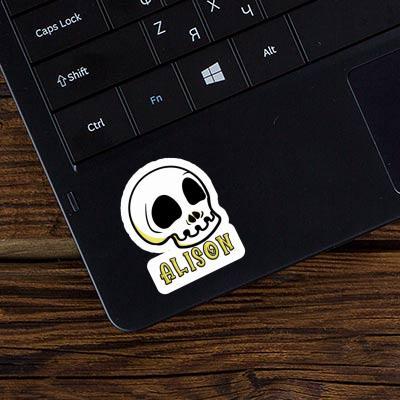 Sticker Alison Skull Gift package Image