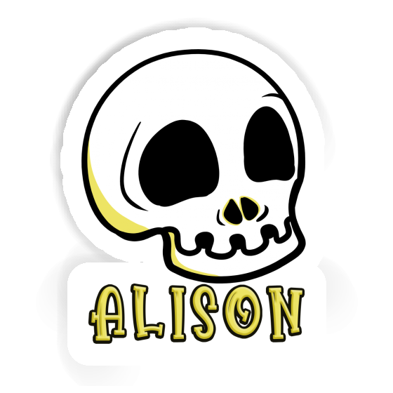 Sticker Alison Skull Gift package Image