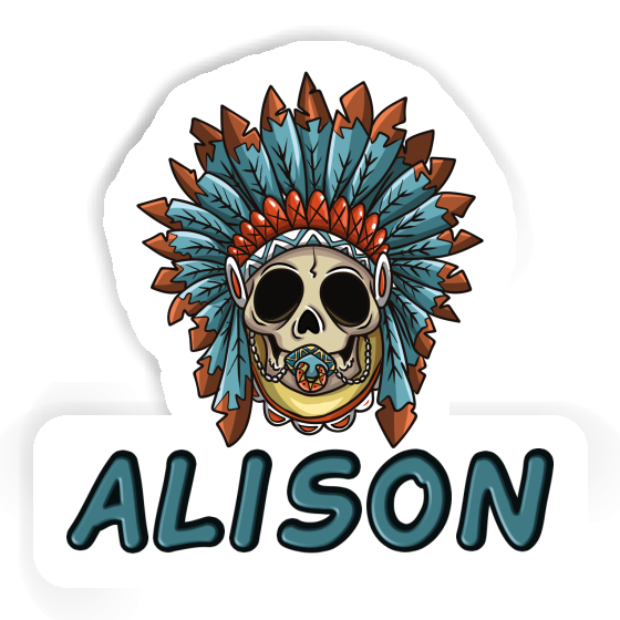 Alison Sticker Baby-Skull Image