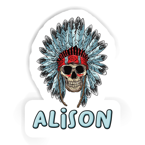 Indian Sticker Alison Gift package Image