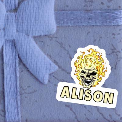 Sticker Alison Totenkopf Gift package Image