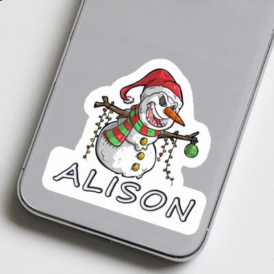 Alison Sticker Bad Snowman Gift package Image