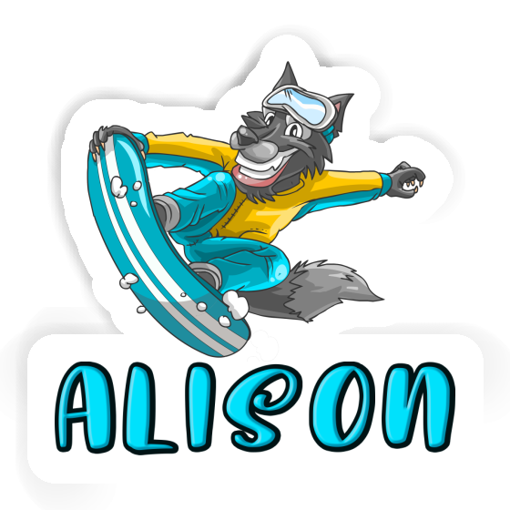 Sticker Boarder Alison Gift package Image