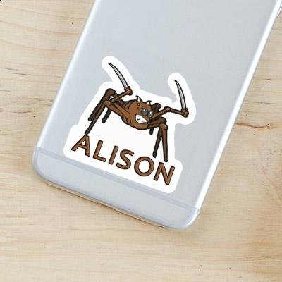 Alison Sticker Spider Image