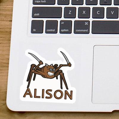 Alison Sticker Spider Laptop Image