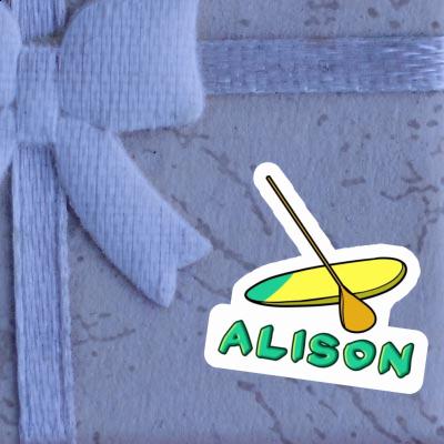 Sticker Alison Stand Up Paddle Notebook Image