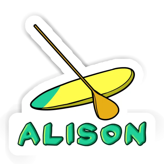 Sticker Alison Stand Up Paddle Image