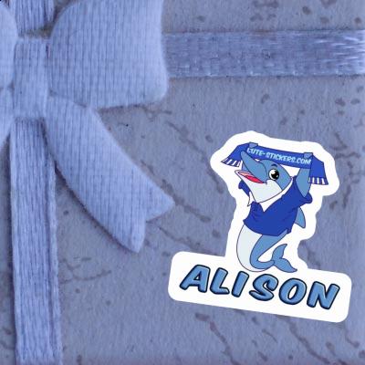 Dolphin Sticker Alison Notebook Image